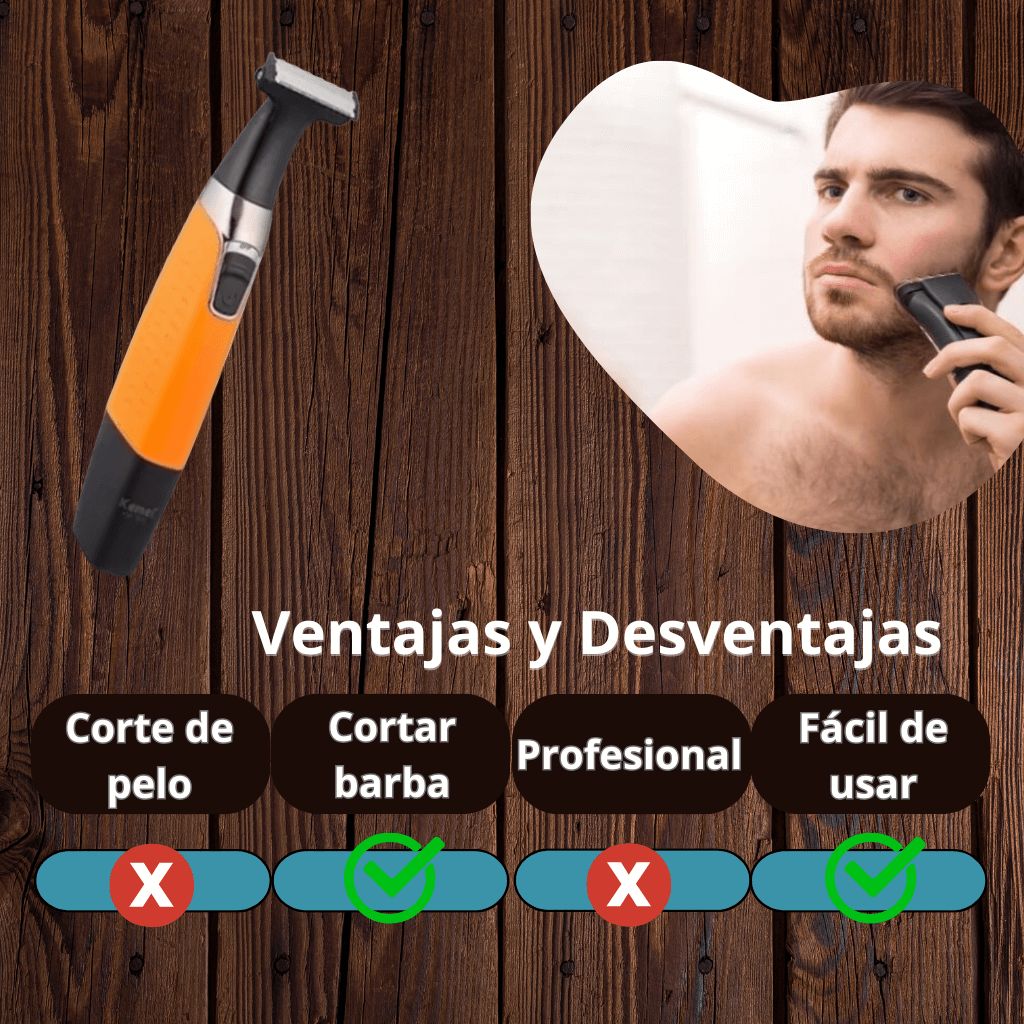 Máquina para cortar barba sin cable (1) Máquina para cortar barba sin cable (1)