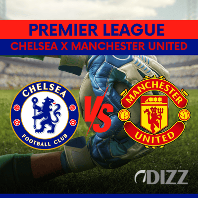 Chelsea x Manchester United jogam pela 37ª rodada da Premier League. Chelsea x Manchester United