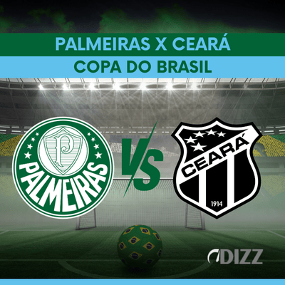 Palmeiras x Ceará se enfrentam pela terceira fase da Copa do Brasil. Palmeiras x Ceará