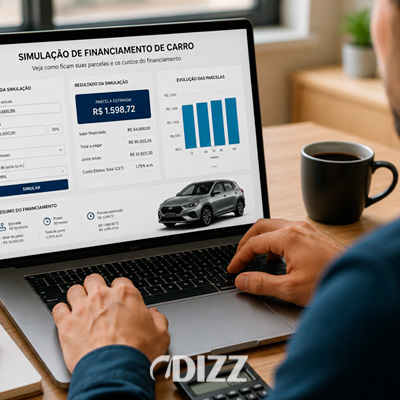 Confira como calcular um financiamento adequado. simulação financiamento carro