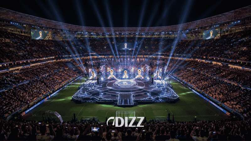 Relembre o show do intervalo da Copa do Mundo 2026 durante Espanha x Argentina.